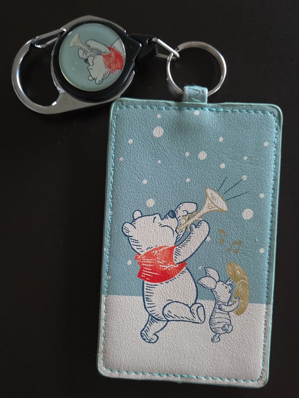 Loungefly Light Blue Winnie the Pooh Trumpet Lanyard